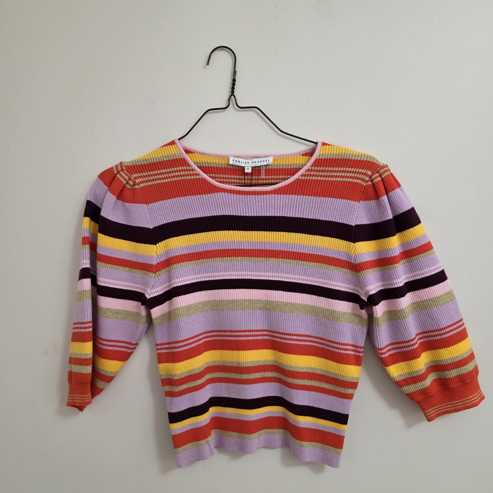 English Factory Multicolor Striped Sweater